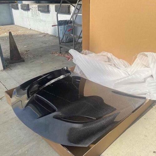 Reign with the Dodge Challenger SRT Carbon Fiber Hood 2009-2023